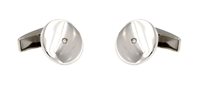 Cufflinks Man in Silver Diamante 5052 GEM